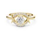 0.65 Carat Round Lab-Grown Diamond Engagement Ring