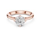 1 Carat Princess Cut Lab-Grown Diamond Engagement Ring in 14K / 18K Gold