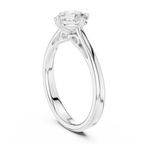 1 Carat Princess Cut Lab-Grown Diamond Engagement Ring in 14K / 18K Gold