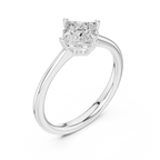 0.75 Carat Princess Cut Lab-Grown Diamond Solitaire Ring in 14K / 18K Gold VVS1 Clarity – SGL Certified