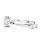 1 Carat Oval Cut Lab-Grown Diamond Engagement Ring in 14K White Gold ,VVS1 Clarity – SGL Certified