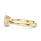 1 Carat Oval Cut Lab-Grown Diamond Engagement Ring in 14K White Gold ,VVS1 Clarity – SGL Certified