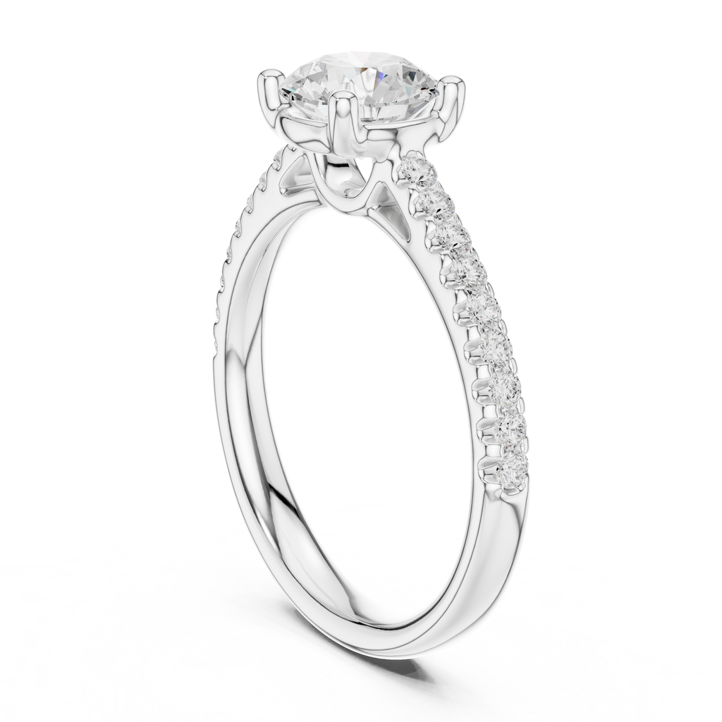 1.25 Carat Round Cut Lab-Grown Diamond Solitaire Ring in 14K / 18K Gold , VVS1 Clarity – SGL Certified