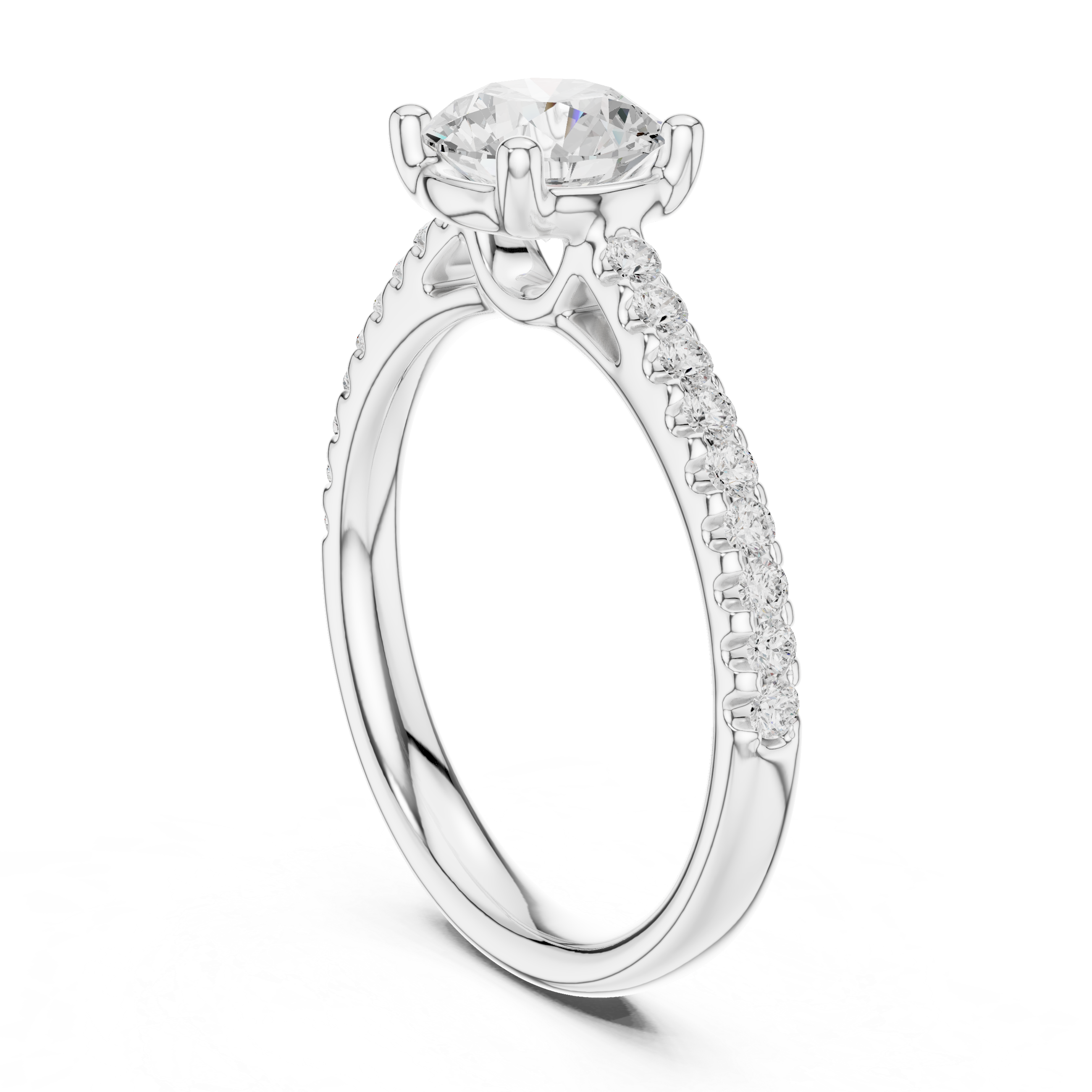 1.25 Carat Round Cut Lab-Grown Diamond Solitaire Ring in 14K / 18K Gold , VVS1 Clarity – SGL Certified