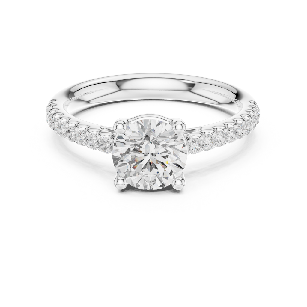 1.25 Carat Round Cut Lab-Grown Diamond Solitaire Ring in 14K / 18K Gold , VVS1 Clarity – SGL Certified