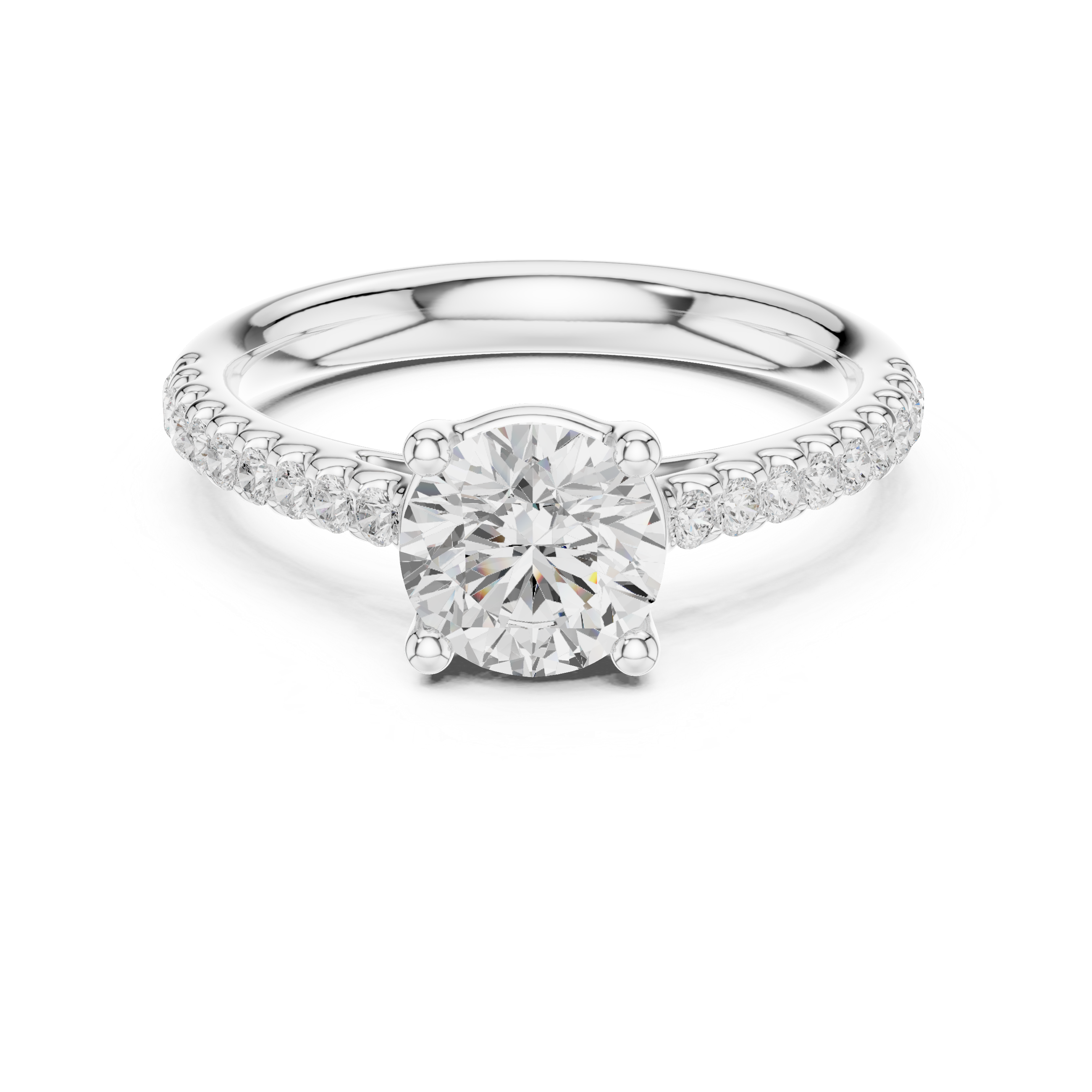 1.25 Carat Round Cut Lab-Grown Diamond Solitaire Ring in 14K / 18K Gold , VVS1 Clarity – SGL Certified