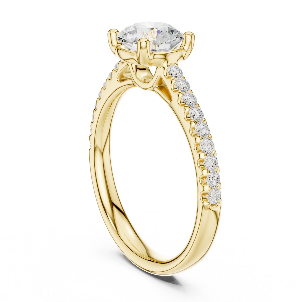 1.25 Carat Round Cut Lab-Grown Diamond Solitaire Ring in 14K / 18K Gold , VVS1 Clarity – SGL Certified