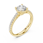 1.25 Carat Round Cut Lab-Grown Diamond Solitaire Ring in 14K / 18K Gold , VVS1 Clarity – SGL Certified