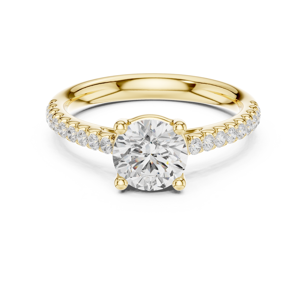 1.25 Carat Round Cut Lab-Grown Diamond Solitaire Ring in 14K / 18K Gold , VVS1 Clarity – SGL Certified