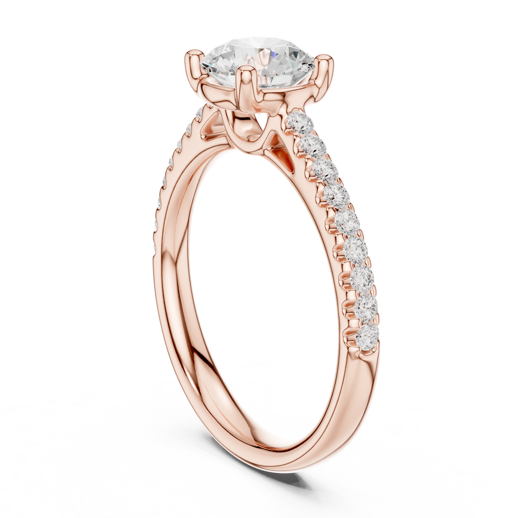 1.25 Carat Round Cut Lab-Grown Diamond Solitaire Ring in 14K / 18K Gold , VVS1 Clarity – SGL Certified
