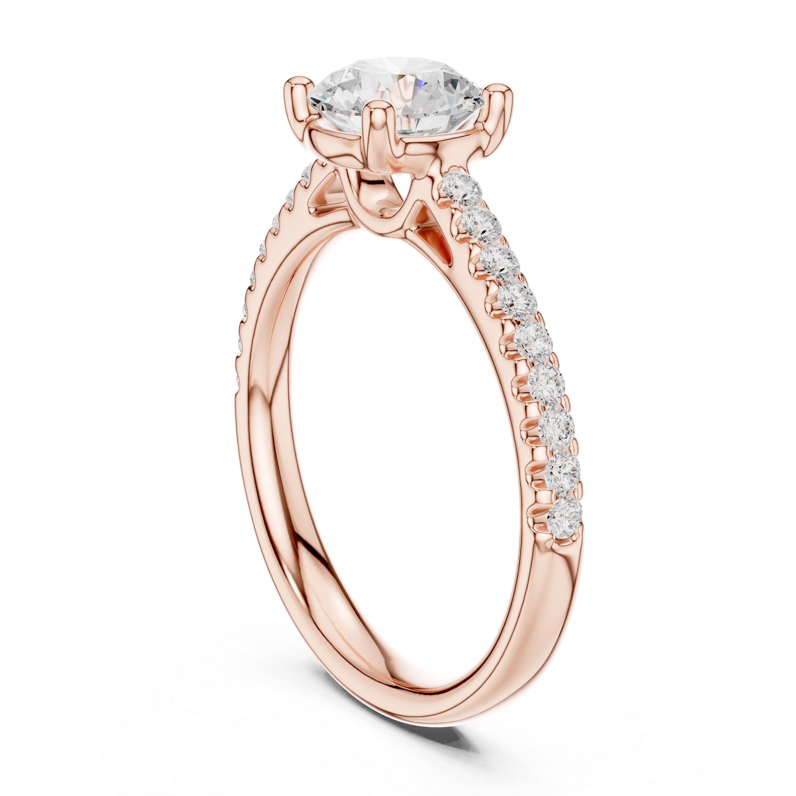 1.25 Carat Round Cut Lab-Grown Diamond Solitaire Ring in 14K / 18K Gold , VVS1 Clarity – SGL Certified