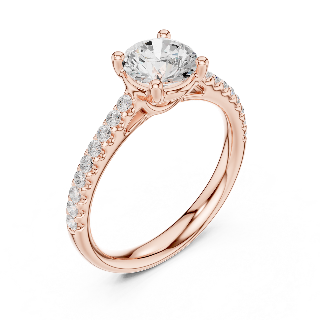 1.25 Carat Round Cut Lab-Grown Diamond Solitaire Ring in 14K / 18K Gold , VVS1 Clarity – SGL Certified