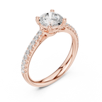 1.25 Carat Round Cut Lab-Grown Diamond Solitaire Ring in 14K / 18K Gold , VVS1 Clarity – SGL Certified