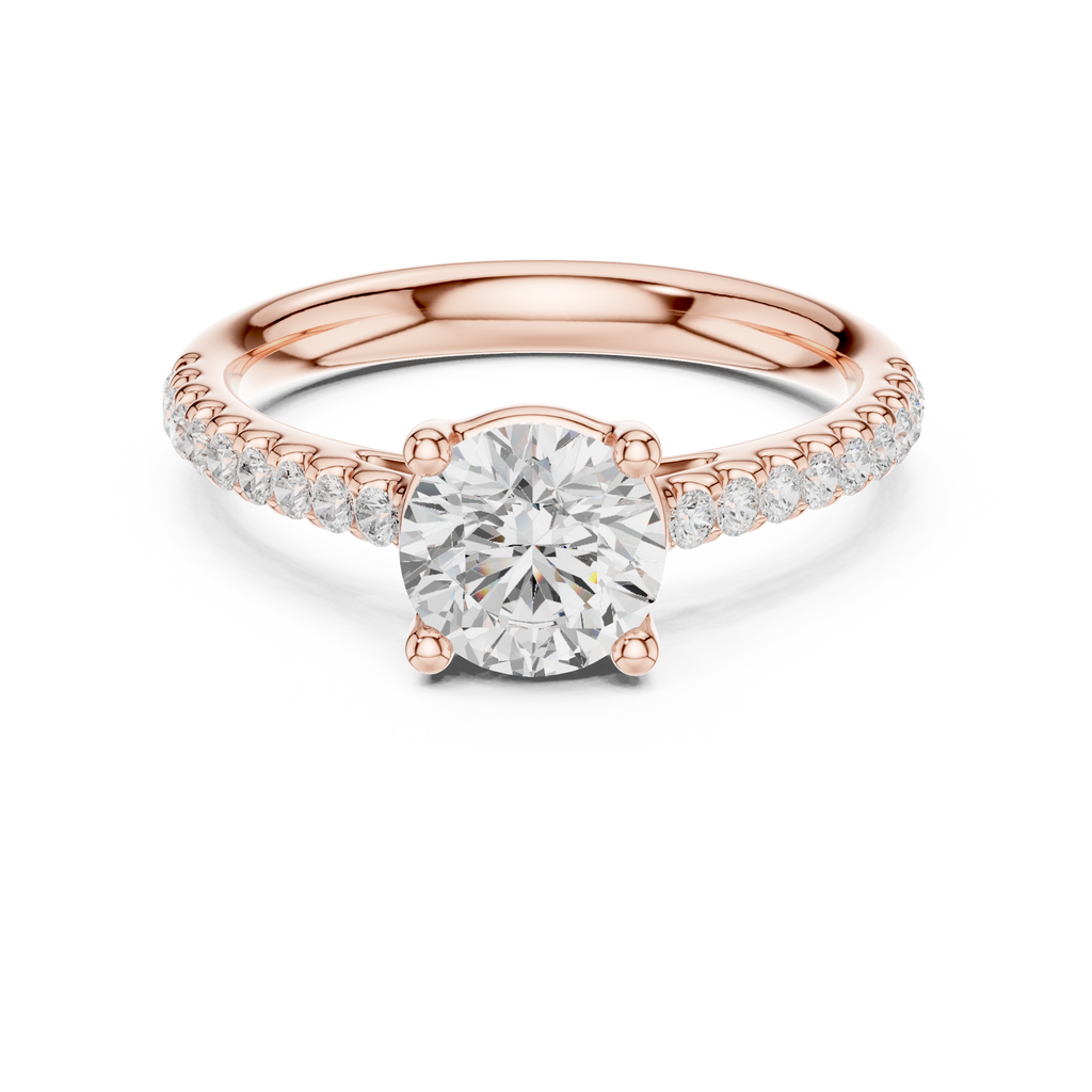 1.25 Carat Round Cut Lab-Grown Diamond Solitaire Ring in 14K / 18K Gold , VVS1 Clarity – SGL Certified