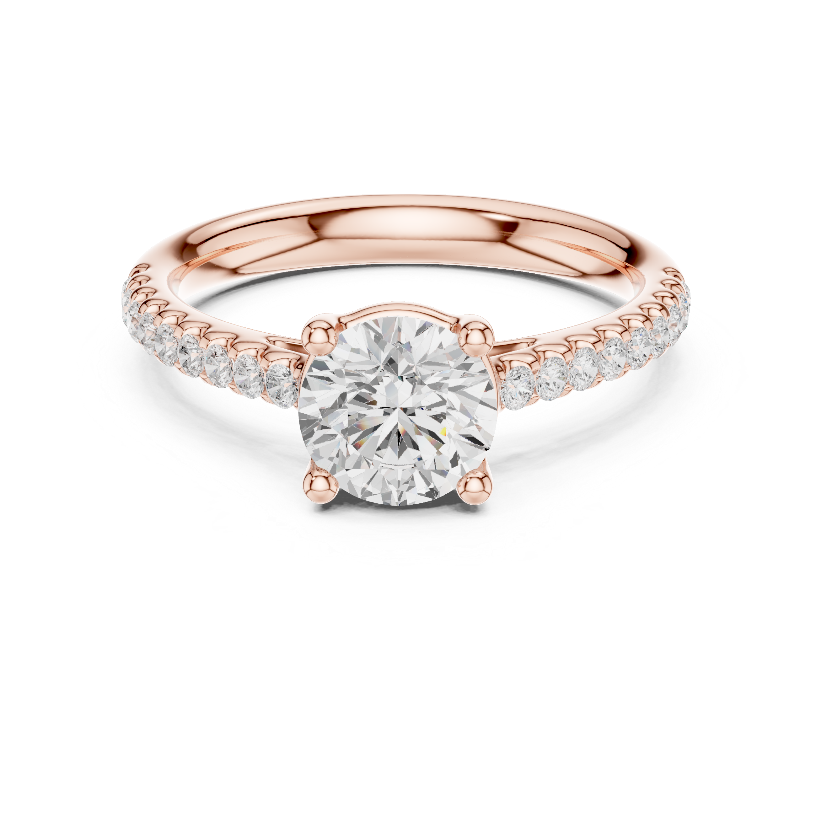 1.25 Carat Round Cut Lab-Grown Diamond Solitaire Ring in 14K / 18K Gold , VVS1 Clarity – SGL Certified