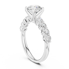 2.15 Carat Round Cut Lab-Grown Diamond Solitaire Ring in 14K / 18K Gold , VVS1 Clarity – SGL Certified