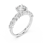 2.15 Carat Round Cut Lab-Grown Diamond Solitaire Ring in 14K / 18K Gold , VVS1 Clarity – SGL Certified