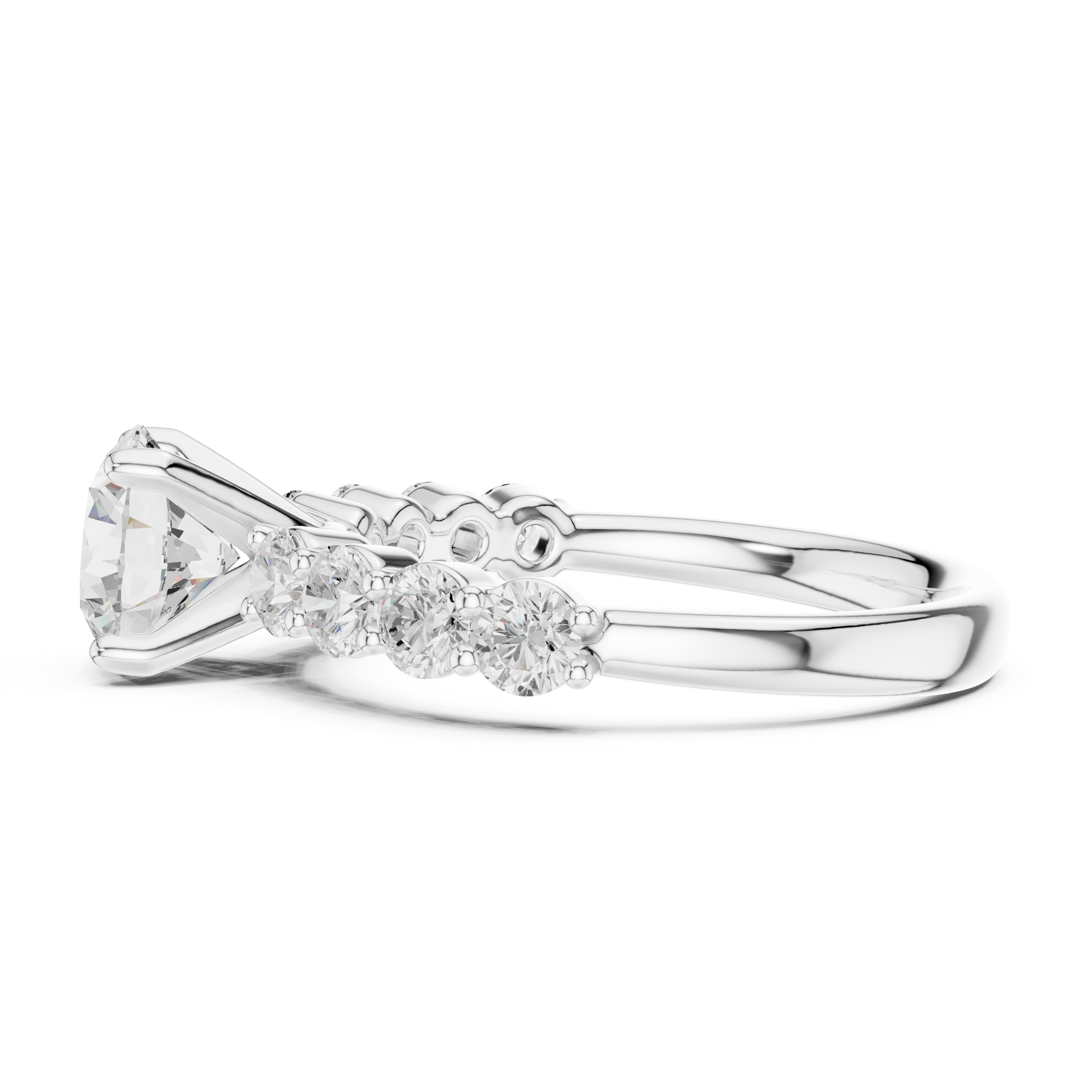 2.15 Carat Round Cut Lab-Grown Diamond Solitaire Ring in 14K / 18K Gold , VVS1 Clarity – SGL Certified