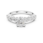 2.15 Carat Round Cut Lab-Grown Diamond Solitaire Ring in 14K / 18K Gold , VVS1 Clarity – SGL Certified