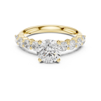 2.15 Carat Round Cut Lab-Grown Diamond Solitaire Ring in 14K / 18K Gold , VVS1 Clarity – SGL Certified