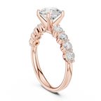 2.15 Carat Round Cut Lab-Grown Diamond Solitaire Ring in 14K / 18K Gold , VVS1 Clarity – SGL Certified
