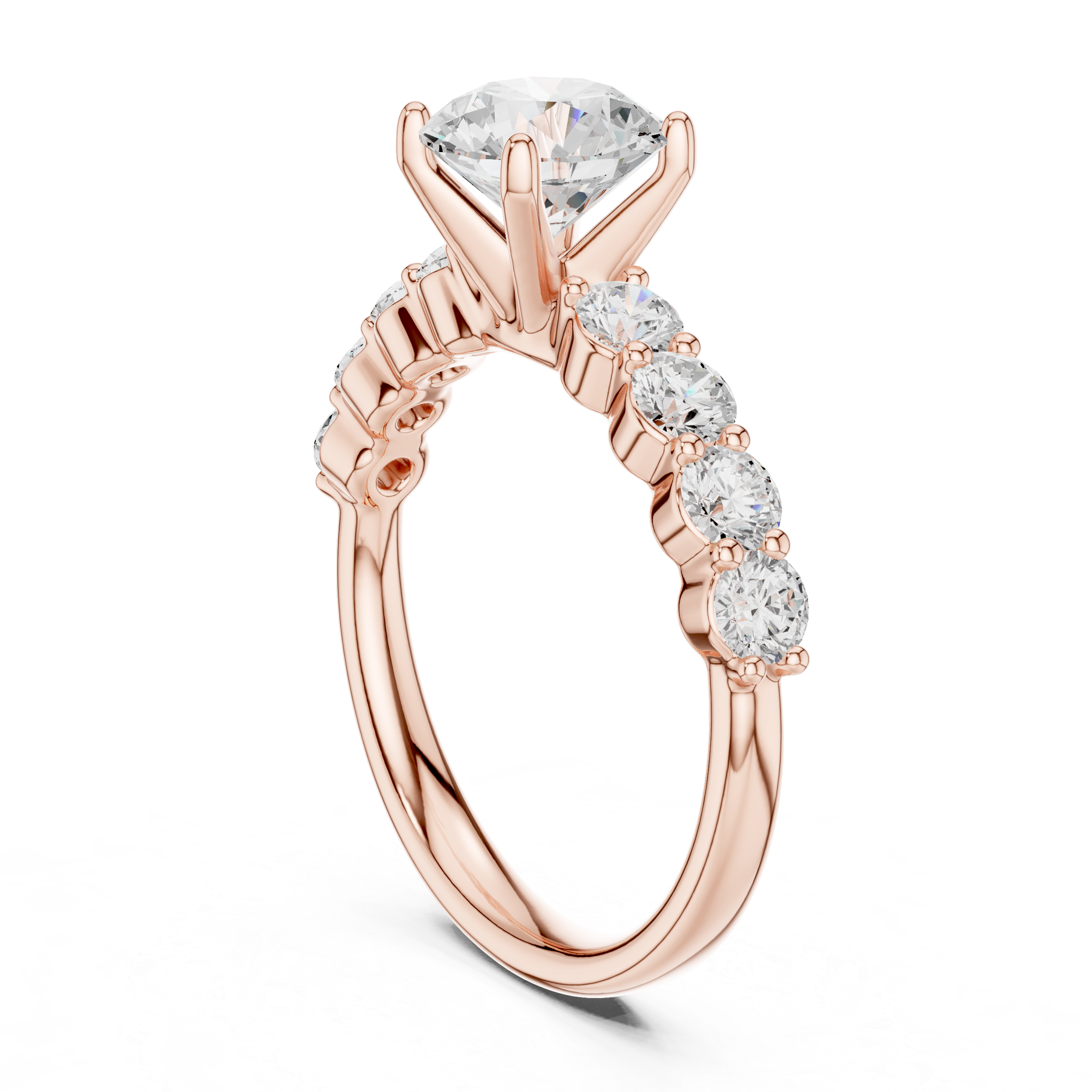 2.15 Carat Round Cut Lab-Grown Diamond Solitaire Ring in 14K / 18K Gold , VVS1 Clarity – SGL Certified
