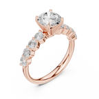 2.15 Carat Round Cut Lab-Grown Diamond Solitaire Ring in 14K / 18K Gold , VVS1 Clarity – SGL Certified