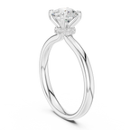1.10 Carat Round Cut Lab-Grown Diamond Solitaire Ring in 14K / 18K Gold, VVS1 Clarity – SGL Certified