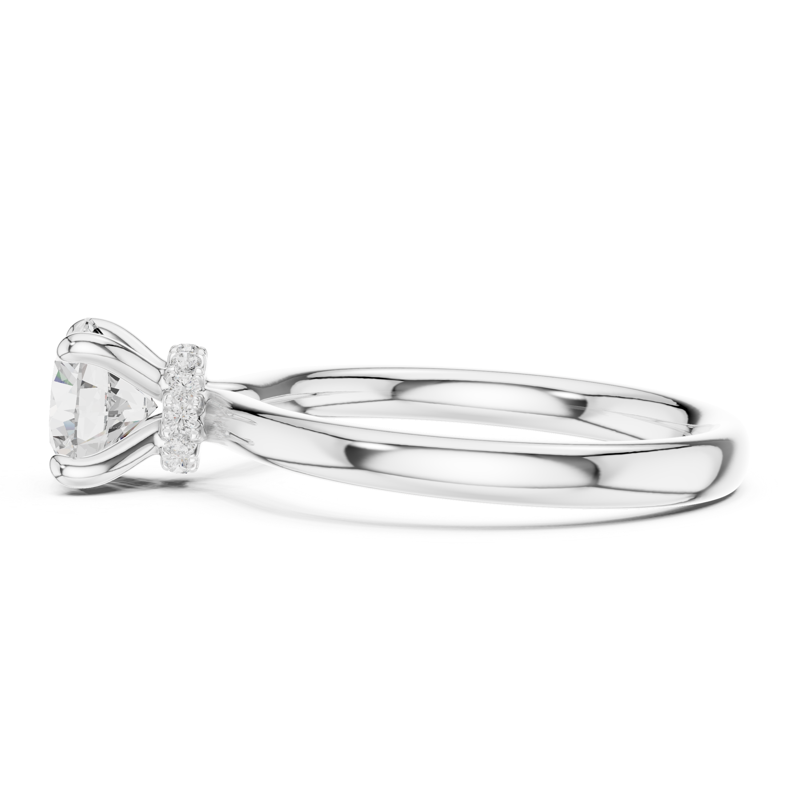 1.10 Carat Round Cut Lab-Grown Diamond Solitaire Ring in 14K / 18K Gold, VVS1 Clarity – SGL Certified