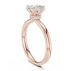 1.10 Carat Round Cut Lab-Grown Diamond Solitaire Ring in 14K / 18K Gold, VVS1 Clarity – SGL Certified