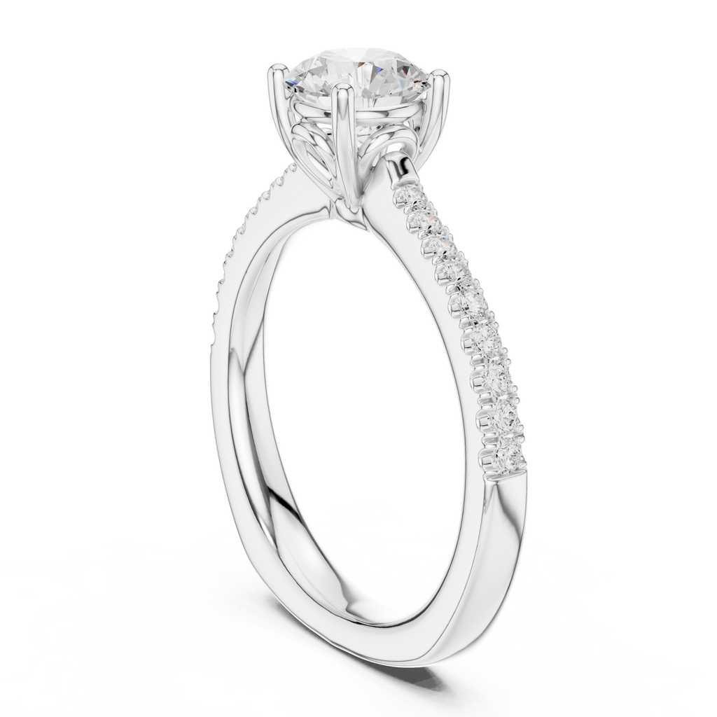 1.25 Carat Round Cut Lab-Grown Diamond Solitaire Ring in 14K / 18K Gold, VVS1 Clarity – SGL Certified