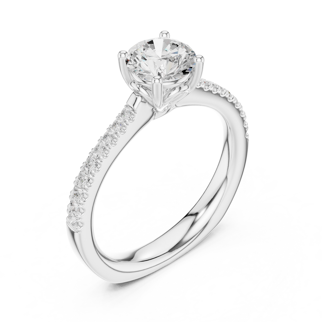 1.25 Carat Round Cut Lab-Grown Diamond Solitaire Ring in 14K / 18K Gold, VVS1 Clarity – SGL Certified