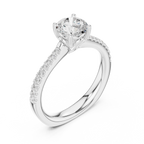 1.25 Carat Round Cut Lab-Grown Diamond Solitaire Ring in 14K / 18K Gold, VVS1 Clarity – SGL Certified