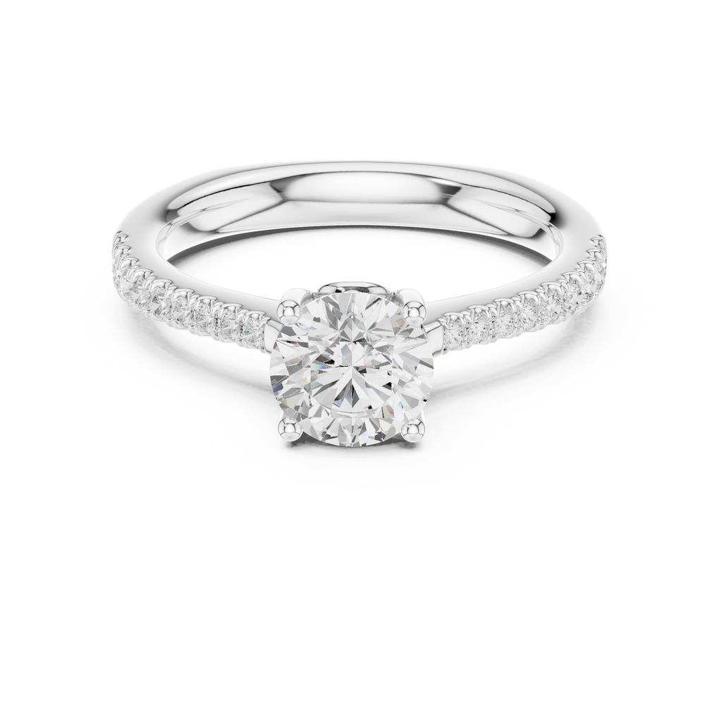 1.25 Carat Round Cut Lab-Grown Diamond Solitaire Ring in 14K / 18K Gold, VVS1 Clarity – SGL Certified