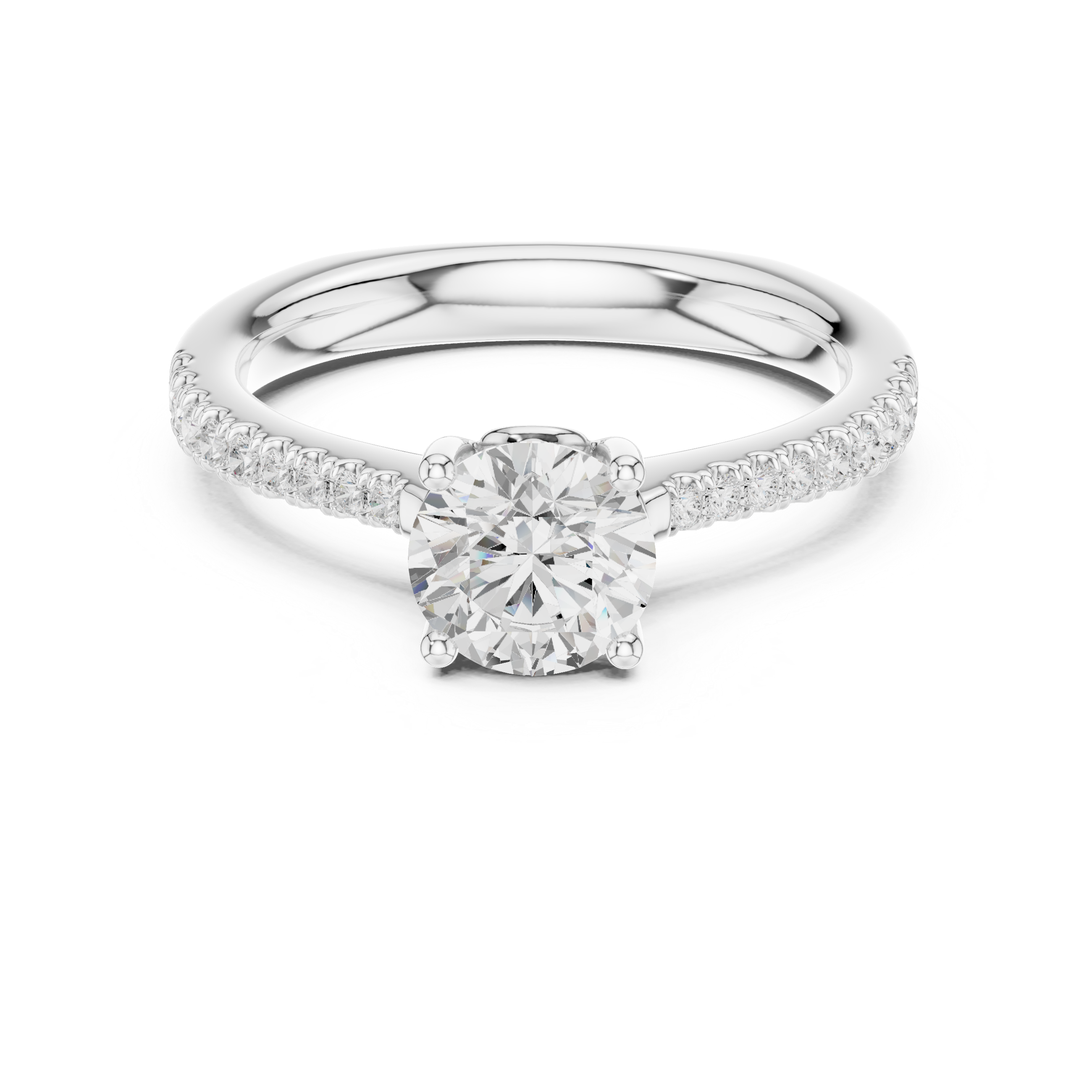1.25 Carat Round Cut Lab-Grown Diamond Solitaire Ring in 14K / 18K Gold, VVS1 Clarity – SGL Certified