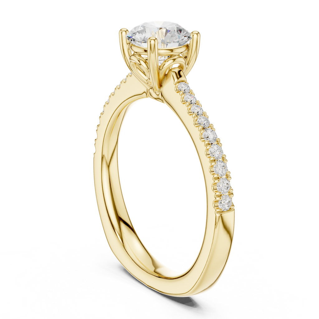 1.25 Carat Round Cut Lab-Grown Diamond Solitaire Ring in 14K / 18K Gold, VVS1 Clarity – SGL Certified