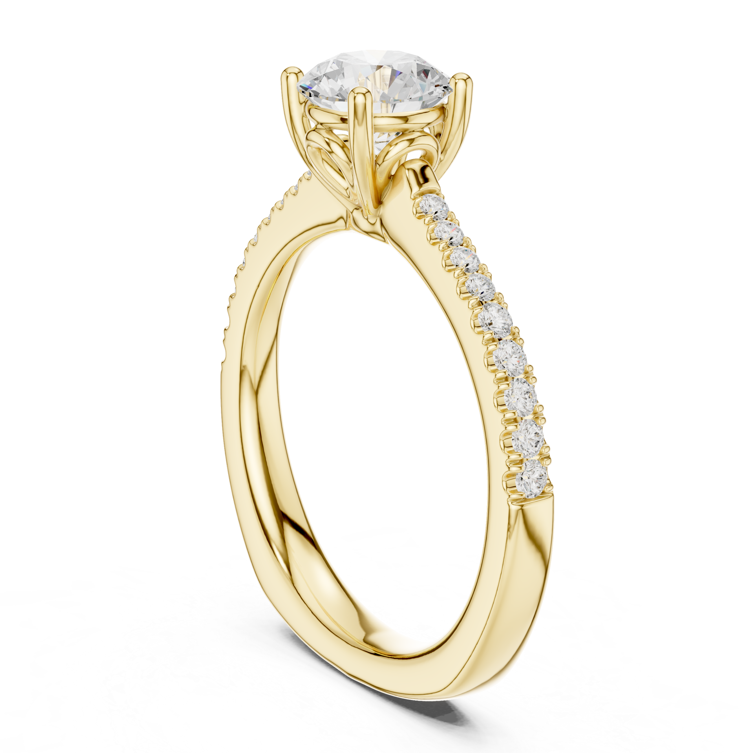 1.25 Carat Round Cut Lab-Grown Diamond Solitaire Ring in 14K / 18K Gold, VVS1 Clarity – SGL Certified