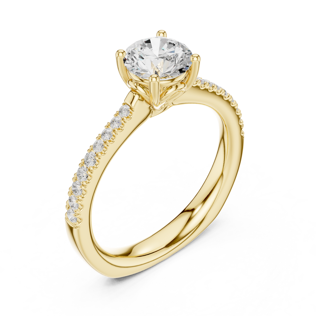 1.25 Carat Round Cut Lab-Grown Diamond Solitaire Ring in 14K / 18K Gold, VVS1 Clarity – SGL Certified