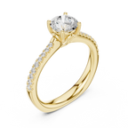 1.25 Carat Round Cut Lab-Grown Diamond Solitaire Ring in 14K / 18K Gold, VVS1 Clarity – SGL Certified