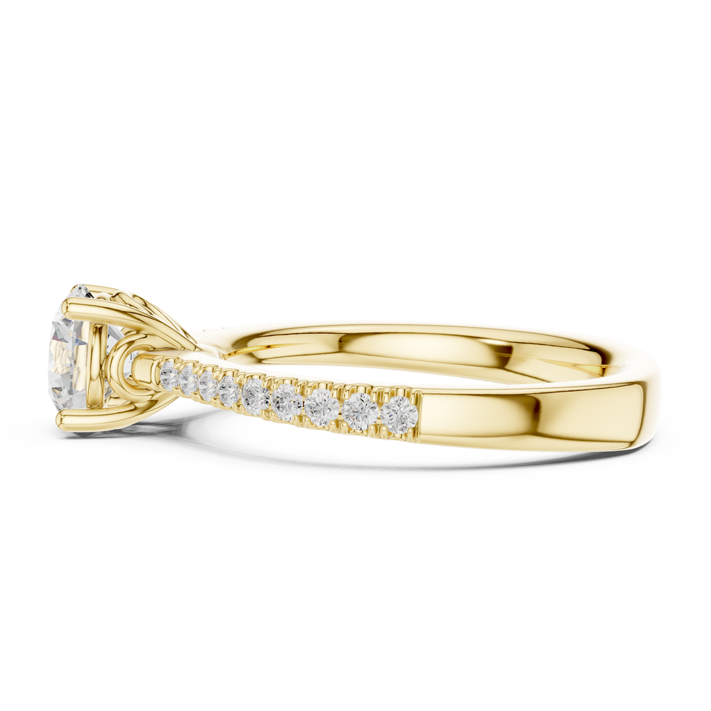 1.25 Carat Round Cut Lab-Grown Diamond Solitaire Ring in 14K / 18K Gold, VVS1 Clarity – SGL Certified