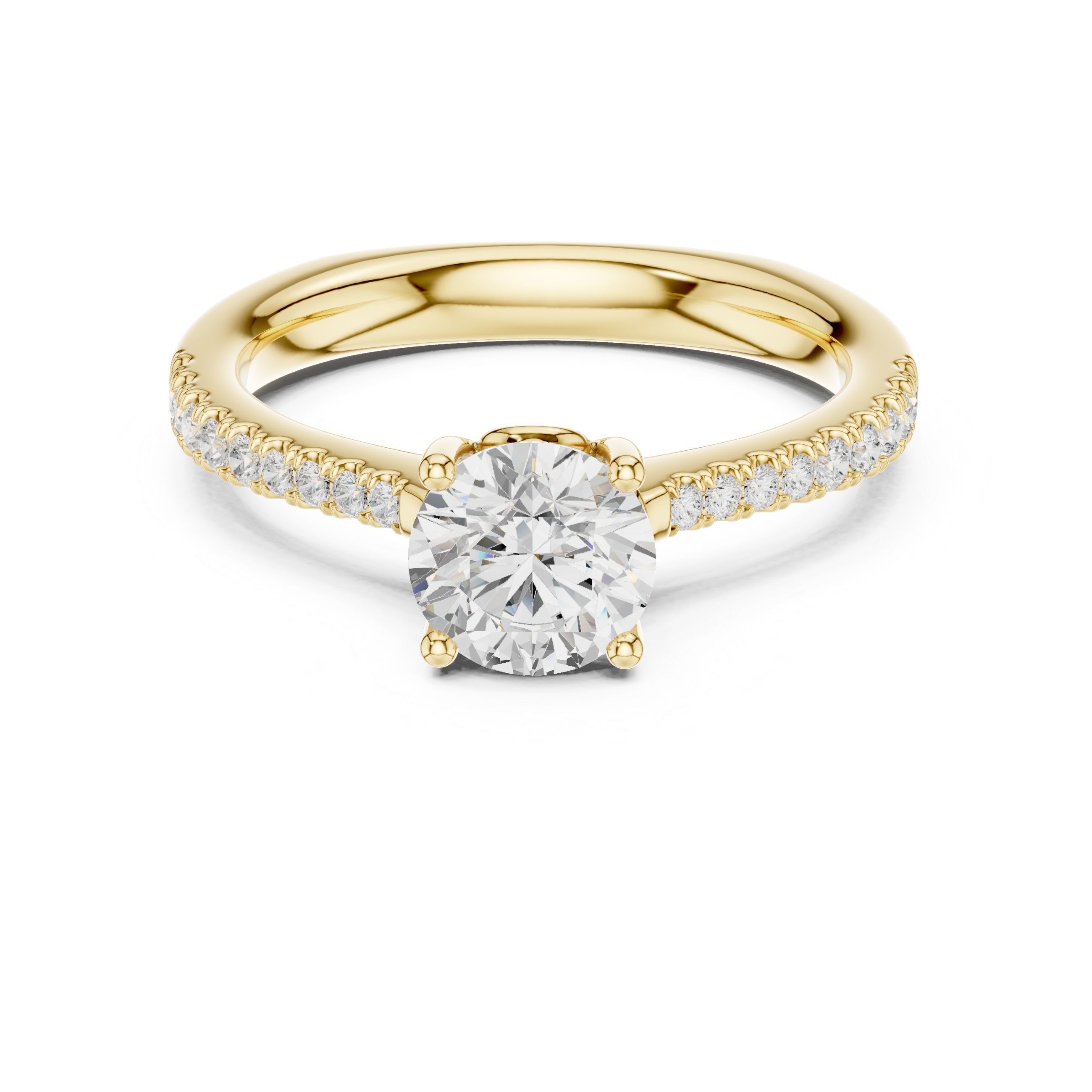 1.25 Carat Round Cut Lab-Grown Diamond Solitaire Ring in 14K / 18K Gold, VVS1 Clarity – SGL Certified