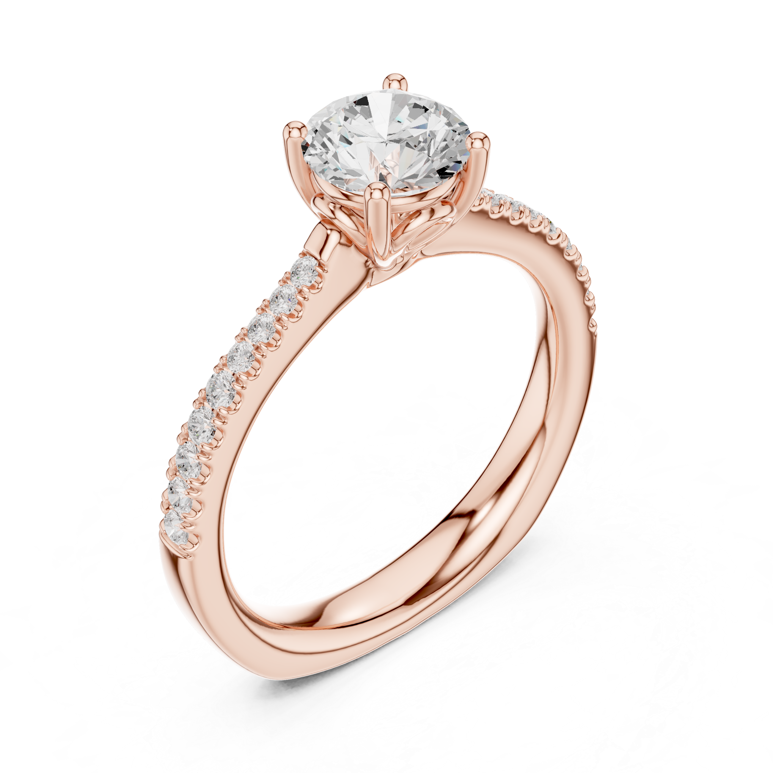 1.25 Carat Round Cut Lab-Grown Diamond Solitaire Ring in 14K / 18K Gold, VVS1 Clarity – SGL Certified