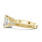 2.25 Carat Emerald Cut Lab-Grown Diamond Solitaire Ring in 14K / 18K Gold , VVS1 Clarity – SGL Certified
