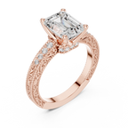 2.25 Carat Emerald Cut Lab-Grown Diamond Solitaire Ring in 14K / 18K Gold , VVS1 Clarity – SGL Certified