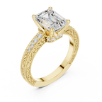 2.25 Carat Emerald Cut Lab-Grown Diamond Solitaire Ring in 14K / 18K Gold , VVS1 Clarity – SGL Certified