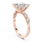 2.35 Carat Princess Cut Lab-Grown Diamond Solitaire Ring in 14K / 18K Gold , VVS1 Clarity – SGL Certified