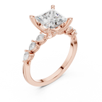 2.35 Carat Princess Cut Lab-Grown Diamond Solitaire Ring in 14K / 18K Gold , VVS1 Clarity – SGL Certified