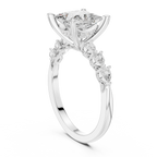 2.35 Carat Princess Cut Lab-Grown Diamond Solitaire Ring in 14K / 18K Gold , VVS1 Clarity – SGL Certified