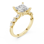 2.35 Carat Princess Cut Lab-Grown Diamond Solitaire Ring in 14K / 18K Gold , VVS1 Clarity – SGL Certified
