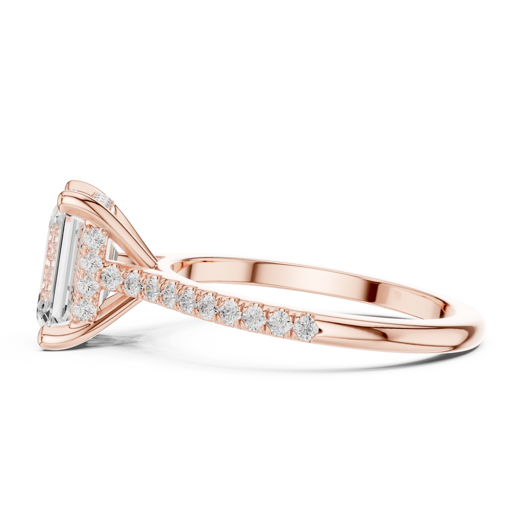 2.35 Carat Emerald Cut Lab-Grown Diamond Solitaire Ring in 14K / 18K Gold ,VVS1 Clarity – SGL Certified
